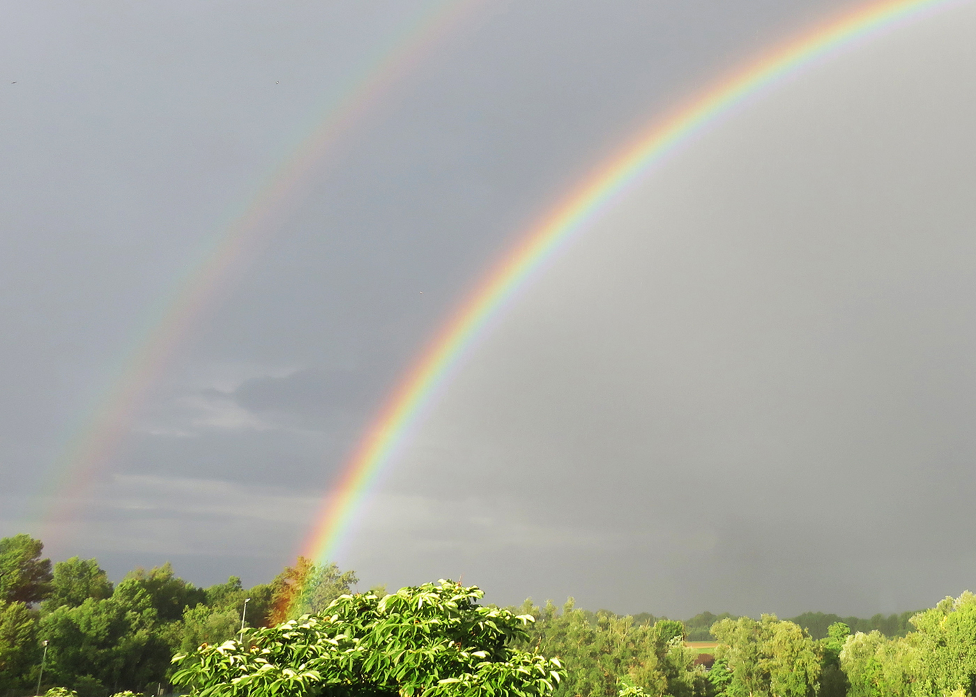 Frédérique angot arc en ciel beauté nature étincelles de bien-être